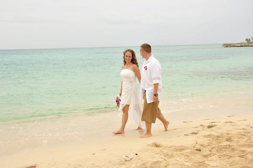 Nick and Erika getting married in Jamaica